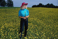 768081 Girl In Yellow Field A4 Photo Print