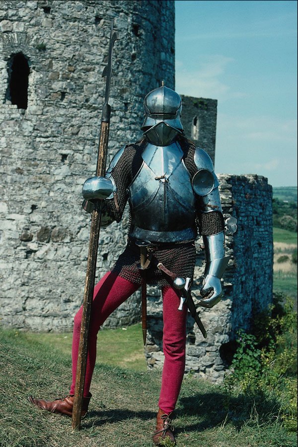 768089 Re enactment At Kidwelly Castle A4 Photo Print