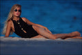 768098 Full length Beach A4 Photo Print