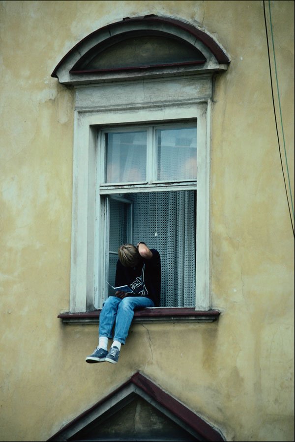 769068 Student On Window, Czech Republic A4 Photo Print