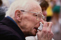 769070 Man Blowing His Nose A4 Photo Print