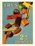 77 19 Frys Dainties Chocolates 1930S advert A4 Photo Print
