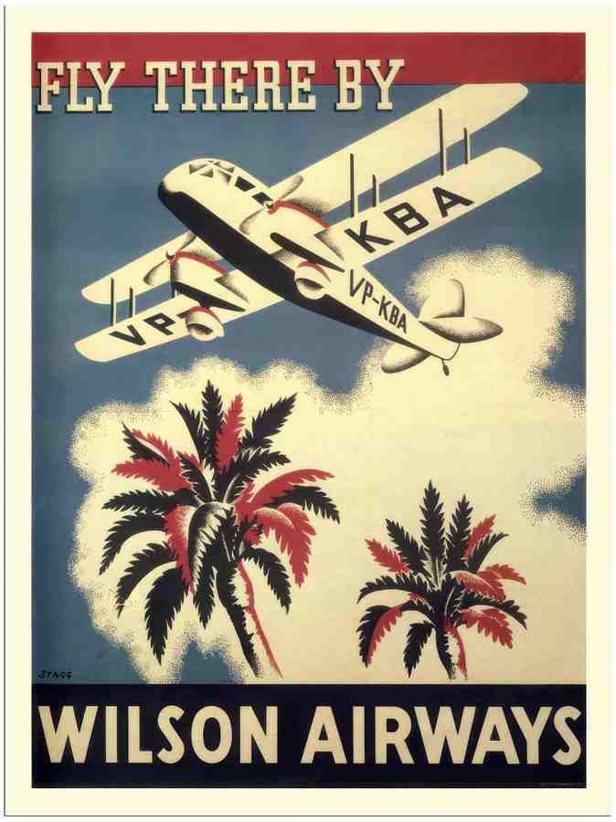 770 wilson airways stagg 1935 2 Vintage Advert A4 Photo Print