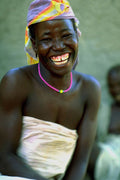 770009 Colorful Woman From Kaunas, Lithuania A4 Photo Print