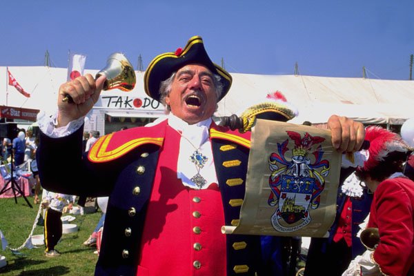 770047 Town Crier A4 Photo Print