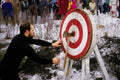 770063 Axe Throwing Contest A4 Photo Print