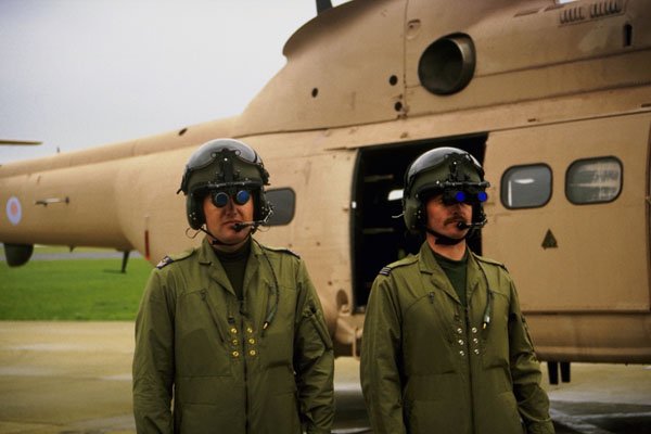 770074 Puma Aircrew, Wearing Night Vision Goggles, Royal Air Force A4 Photo Print