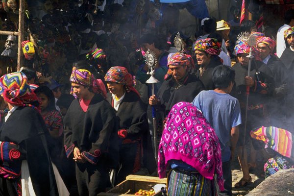 770084 Procession, Chichicastenango, Guatemala A4 Photo Print