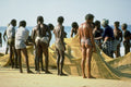 770087 Sorting Out Fishing Net A4 Photo Print