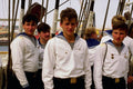 770092 Sailors Aboard Sedov, Russian Tall Ship, London Docklands, England A4 Photo Print