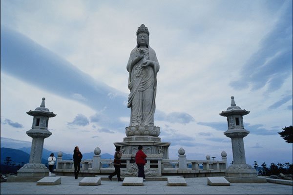 772032 Buddhist Image Statue, Naksansa (temple) A4 Photo Print