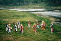 772042 Instrumental Music Of Peasants A4 Photo Print
