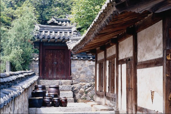 772060 Korean Traditional House A4 Photo Print