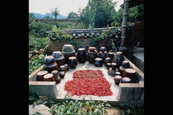 772091 A Terrace Where Soy Sauce Crocks Are Placed A4 Photo Print