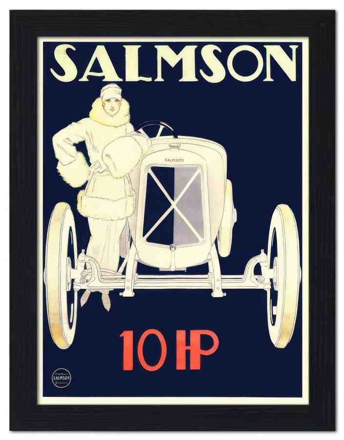 773 salmson rene vincent 1910s 2 Vintage Advert A4 Photo Print