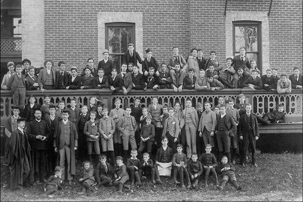 773027 Bishop Ridley College, St.Catharines, Ontario, Circa 1893, PA149610 A4 Photo Print