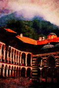 776022 Monastery A4 Limited Edition Watercolour Print