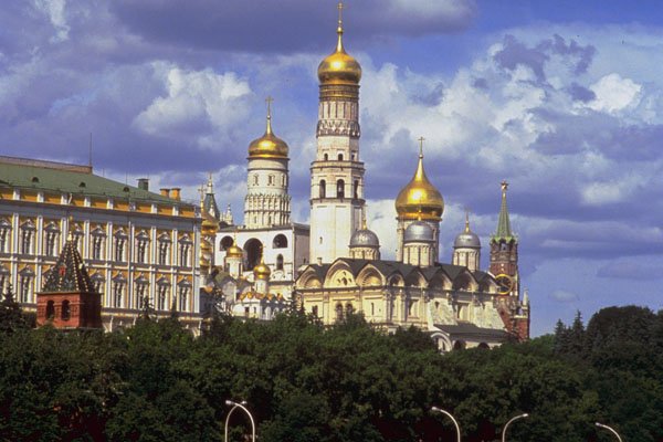 776023 View Of Cathedral Square, The Kremlin, Russia A4 Photo Print