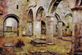 776034 Moyne Abbey, Franciscan Frairy, Ireland A4 Limited Edition Watercolour Print