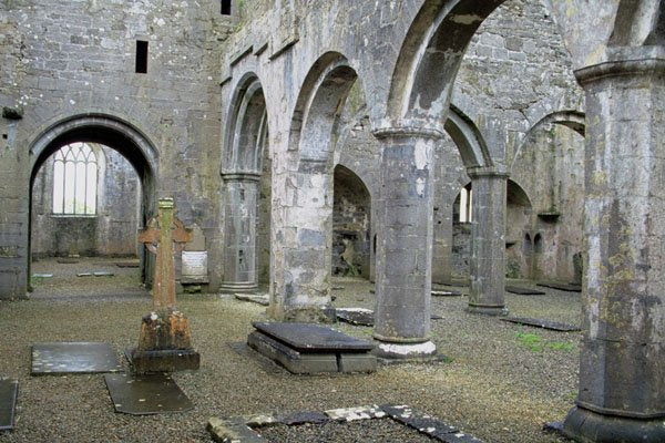 776034 Moyne Abbey, Franciscan Frairy, Ireland A4 Photo Print