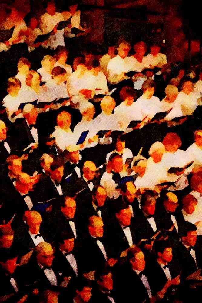 776042 Choir A4 Limited Edition Watercolour Print