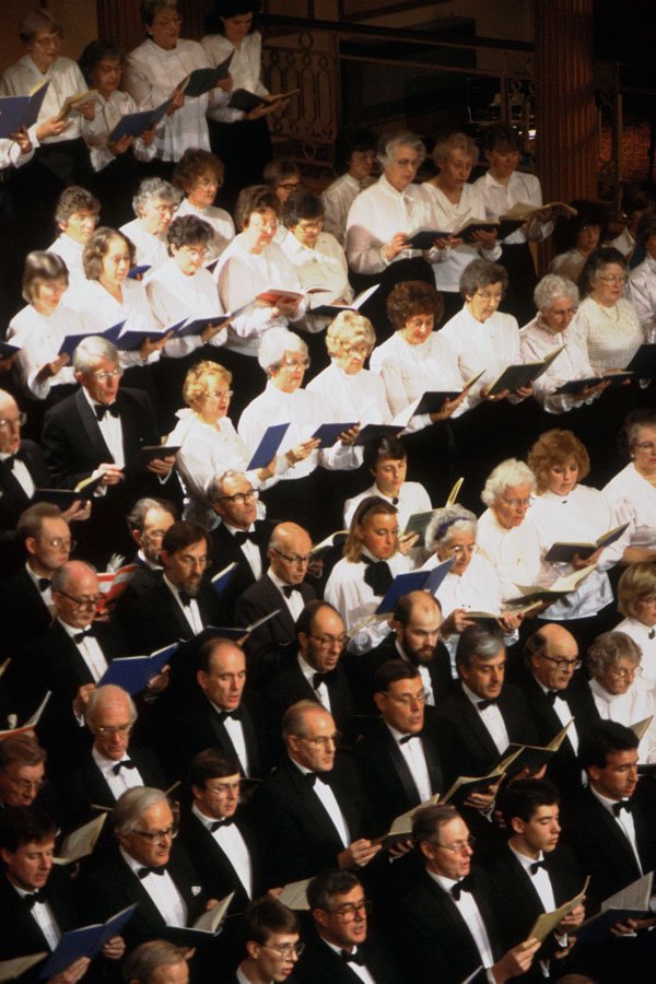 776042 Choir A4 Photo Print