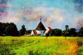 776048 Danish Church A4 Limited Edition Watercolour Print