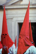 776049 Holy Week, Penitents In Granada, Spain A4 Photo Print
