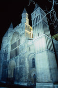 776056 Rochester Cathedral At Night A4 Photo Print