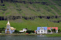 776058 The Village, Seydisfjordur, Iceland A4 Photo Print