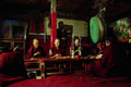 776063 Tibetan Monks In A Prayer Session, Tibet A4 Photo Print