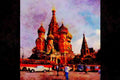 776066 St. Basil's Cathedral, Moscow, Russia A4 Limited Edition Watercolour Print