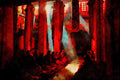 776078 Buddhist Monks, Buddhist Monastery, Lhasa, Tibet A4 Limited Edition Watercolour Print