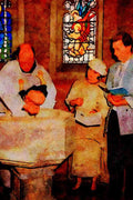 776085 Baptism, England A4 Limited Edition Watercolour Print