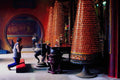 776088 Praying In The Matsu Temple, Lukang, Taiwan A4 Photo Print