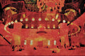 776095 Interior Of Mohammed Ali Mosque, Cairo, Egypt A4 Limited Edition Watercolour Print