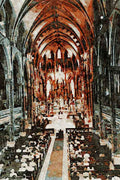 776096 Full length Shot Of Church A4 Limited Edition Watercolour Print