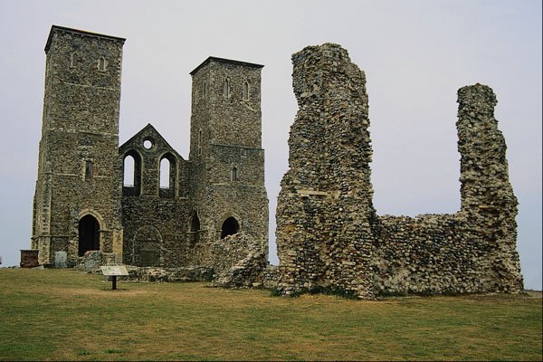 777005 Towers, Reculver, Kent, England A4 Photo Print