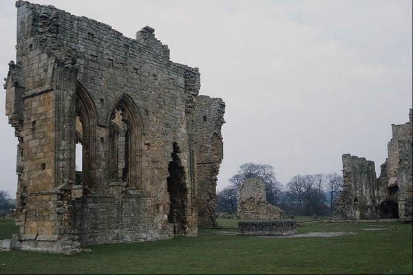 777022 Egglestone Abbey, Barnard Castle, Durham County, England A4 Photo Print