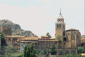 777034 Renaissance Cathedral (1532) And Town, Albarracin, Spain A4 Photo Print