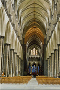 777041 Interior, Salisbury Cathedral, England A4 Photo Print