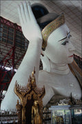 777042 The Reclining Buddha, Rangoon, Myanmar A4 Photo Print