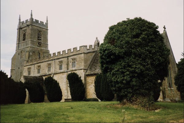 777050 Church In Small English Village A4 Photo Print
