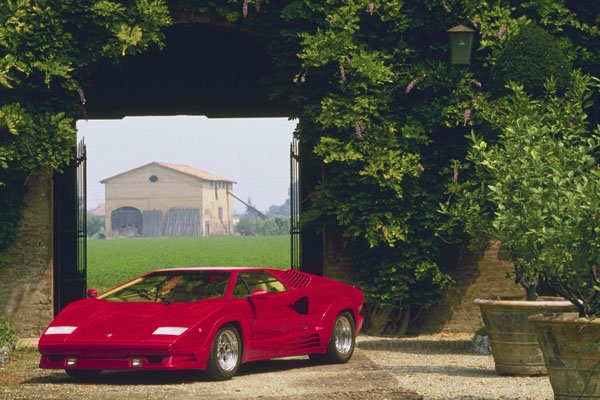 778001 Lamborghini Countach LP500, Anniversary Edition A4 Photo Print