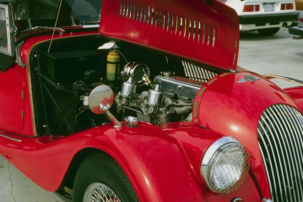 778051 Red XK 140, Santa Monica, California, U.S.A. A4 Photo Print