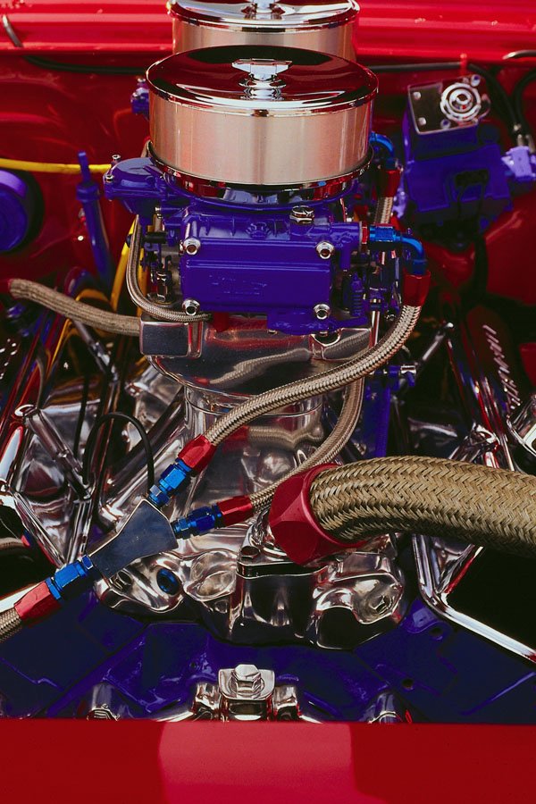 778066 327 Cubic Inch Chevrolet Engine A4 Photo Print
