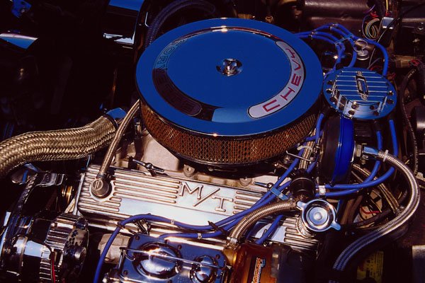 778088 Corvette Motor A4 Photo Print