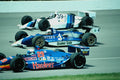 779035 Three Cars Prepare To Take The Green Flag, Indy 500 A4 Photo Print