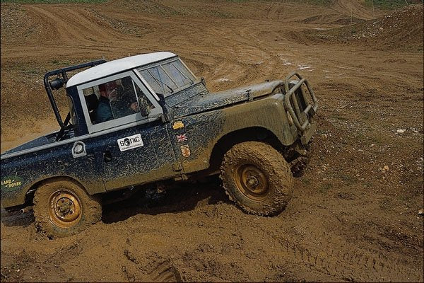 779042 Land Rover, 4 X 4 Driving Course A4 Photo Print