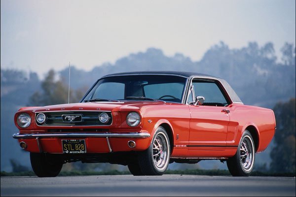 779043 1966 Mustang Coupe A4 Photo Print